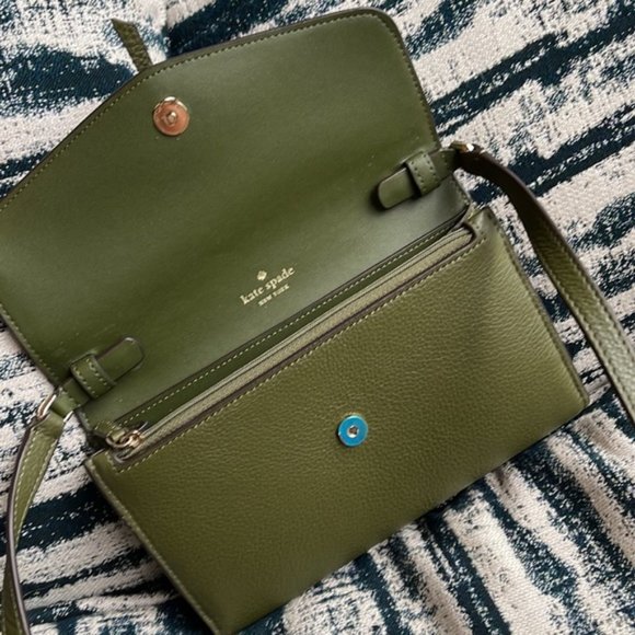 Kate Spade Marti Wallet Crossbody Enchanted Green - Picture 5 of 16